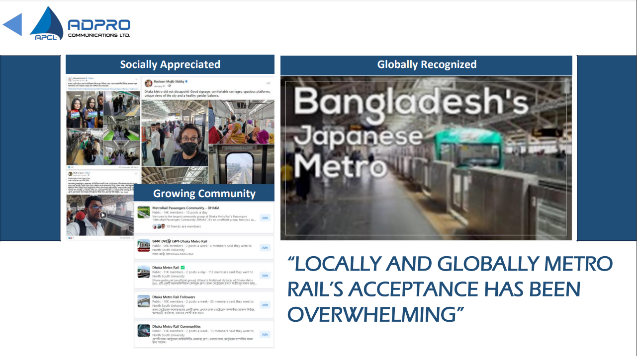 Dhaka Metro Rail
Bangladesh Metro Rail
Metro Rail Advertising
Metro Rail Branding
Mass Rapid Transit Bangladesh
Dhaka Mass Transit Company Limited (DMTCL)
Metrorail Advertising Agency
Metrorail Branding Agency
Metro Rail Advertising Contracts
Transit-Oriented Development (TOD) Bangladesh
Public Transport Advertising
Transit Advertising Strategies
Outdoor Advertising Bangladesh
Metro Rail Ad Spaces
Interior Metro Advertising
Metro Rail Logo Design
Visual Branding Metro Rail
Aesthetic Public Transport Ads
Metro Station Signage Design
Advertising Revenue Metro Rail
Non-Rail Business Strategies DMTCL
Commuter Experience Marketing
Sustainable Transit Advertising
Passenger Engagement Strategies
Brand Visibility in Public Transit
Marketing in Urban Transit Systems
Advertising Overload in Public Transport
What is Dhaka Metro Rail and how does it operate?
History and development of Dhaka Metro Rail system
Current status of Dhaka Metro Rail construction
Dhaka Metro Rail routes and stations map
Impact of Dhaka Metro Rail on traffic congestion in Dhaka
Metro Rail advertising opportunities in Dhaka
How to advertise on Dhaka Metro Rail?
Cost of advertising in Dhaka Metro Rail system
Best practices for advertising in public transport like Dhaka Metro
Examples of successful advertising campaigns on Dhaka Metro Rail
Branding strategies for Dhaka Metro Rail
Visual branding guidelines for metro rail advertising
Challenges of branding in public transportation systems in Bangladesh
How advertising affects passenger experience in Dhaka Metro Rail
The role of branding in enhancing the commuter experience on Dhaka Metro
Revenue generation through advertising in Dhaka Metro Rail
Financial sustainability of Dhaka Metro through non-fare revenue sources
Economic impact of advertising on public transport systems in Bangladesh
Comparative analysis of metro rail advertising revenue globally
Balancing aesthetics and advertising in the design of Dhaka Metro Rail
Public opinion on the visual appeal of advertisements in metro rail cars
How to maintain beauty while advertising in public transport environments?
Future plans for advertising expansion in Dhaka Metro Rail
Upcoming changes to the advertising strategy for Dhaka Metro Rail
Impact of new technologies on metro rail advertising in Bangladesh